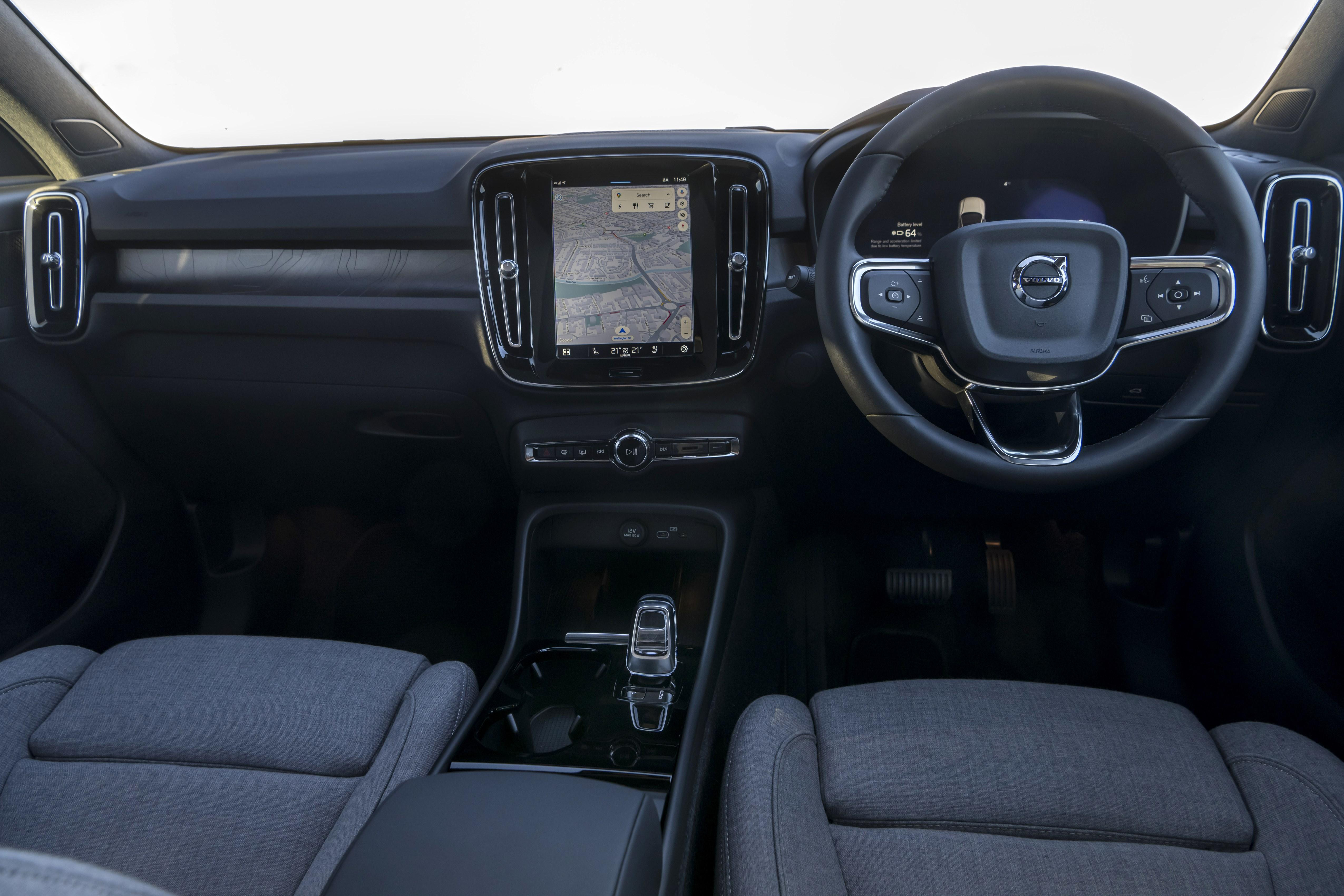 Volvo C40 interior Volvo C40 interior